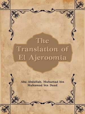 cover image of The Translation of El Ajeroomia